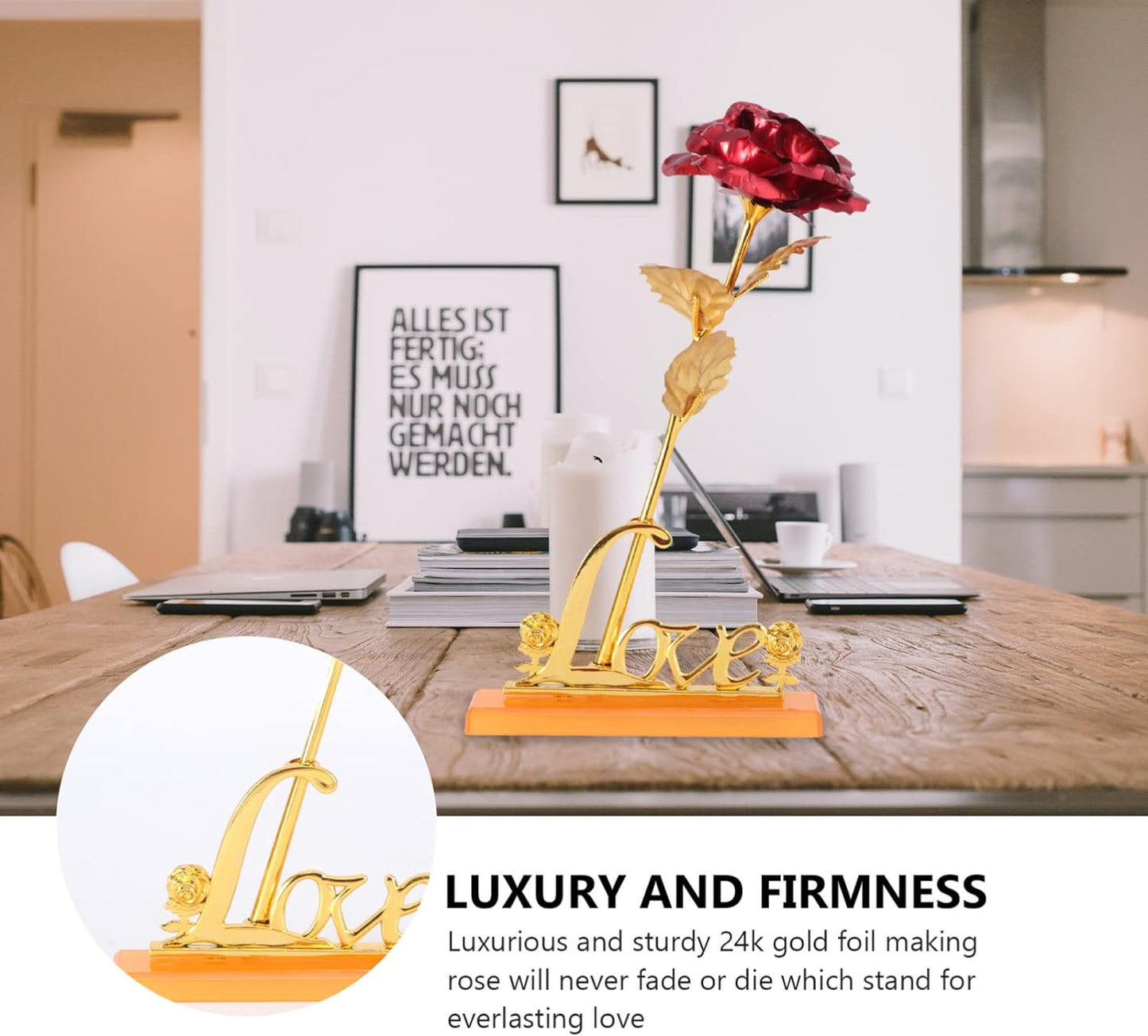 24k Gold Plated Rose