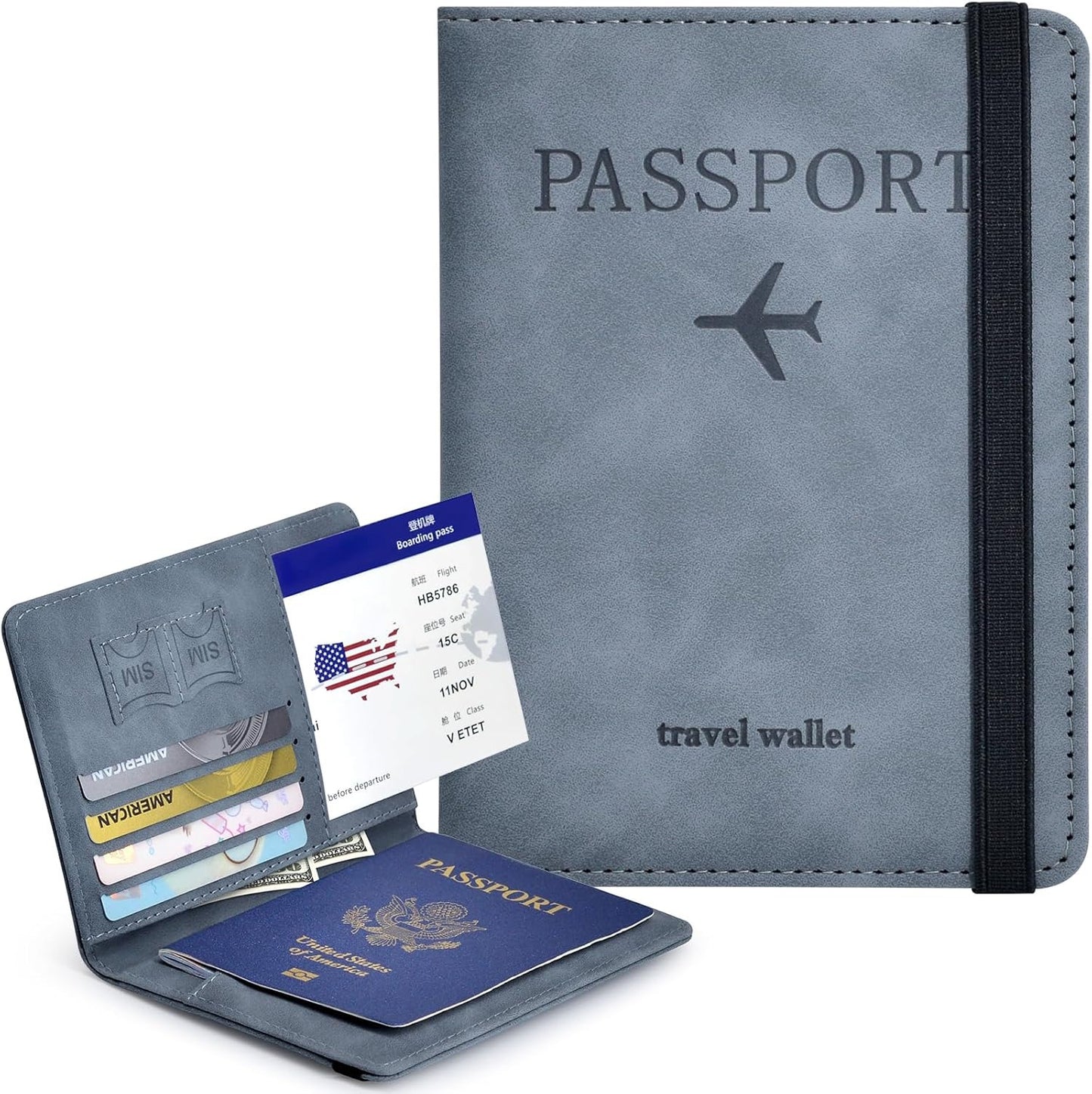 Voyager Series RFID Protected Passport Cover Holder