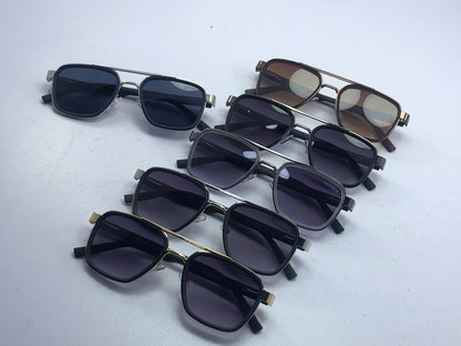 Lacoste LT56 TR Metal Light Weight Square Sunglasses Shades