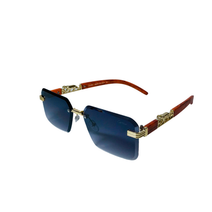 Cartier Sunglasses With Wooden Texture,Brand Name,Model Number