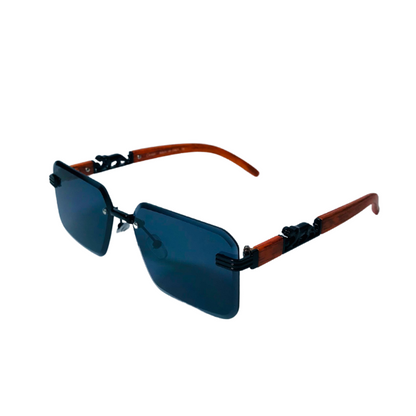 Cartier Sunglasses With Wooden Texture,Brand Name,Model Number