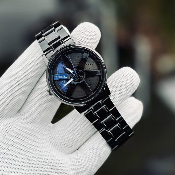 Car Sport Rim Hub Wheel Wristwatch